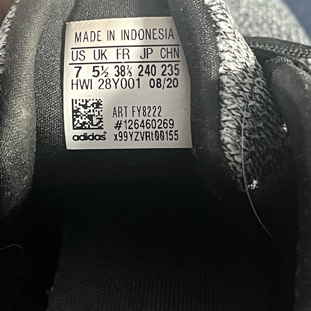 Women’s Adidas Gray/Black PureMotion Running Shoes- Size 7 - Picture 11 of 15
